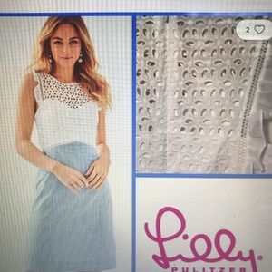 Lilly Pulitzer Maya Shift Seersucker Size 12 & 14'